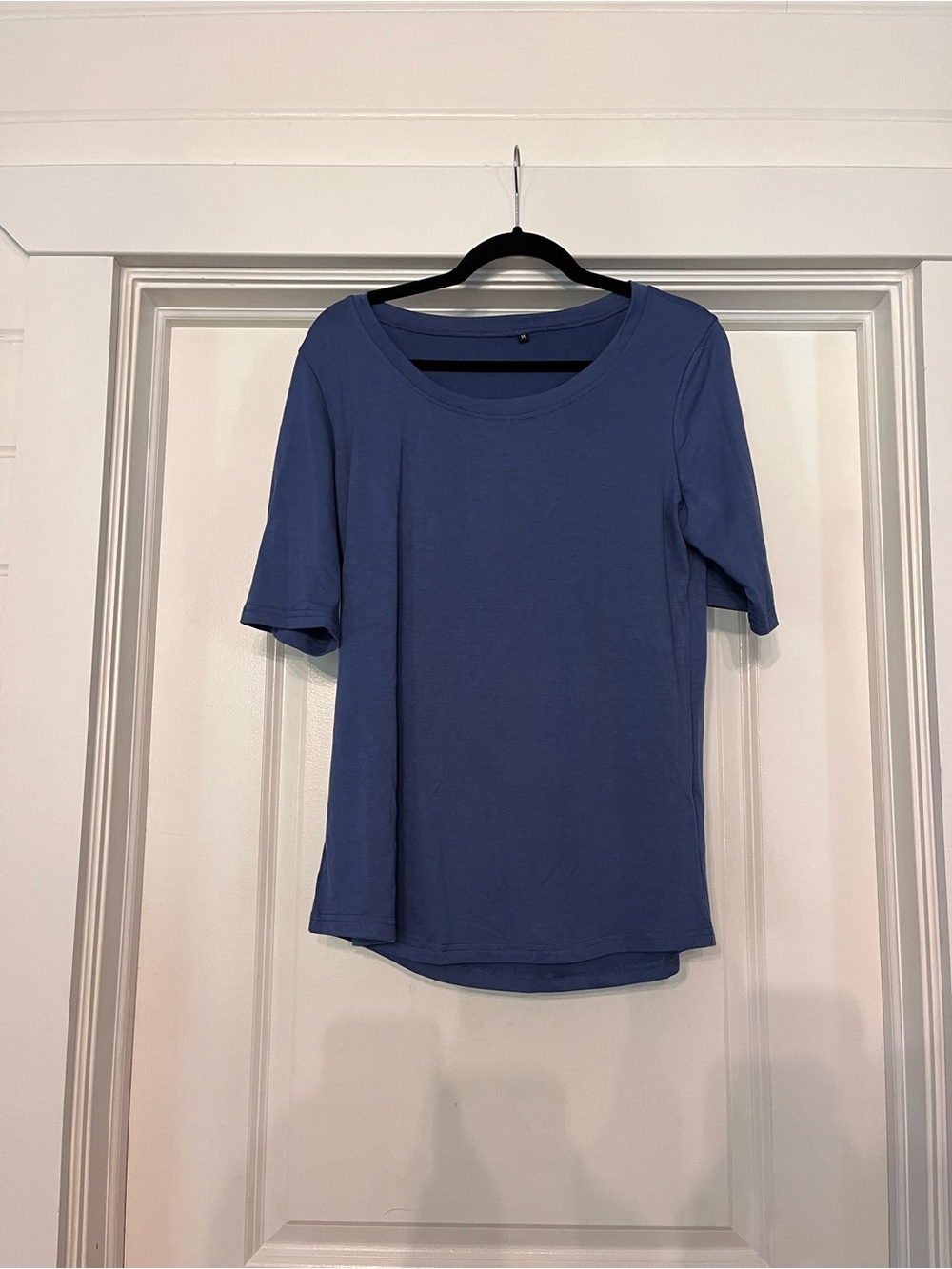 Women’s Scoop Neck Short Sleeve Top - Blue